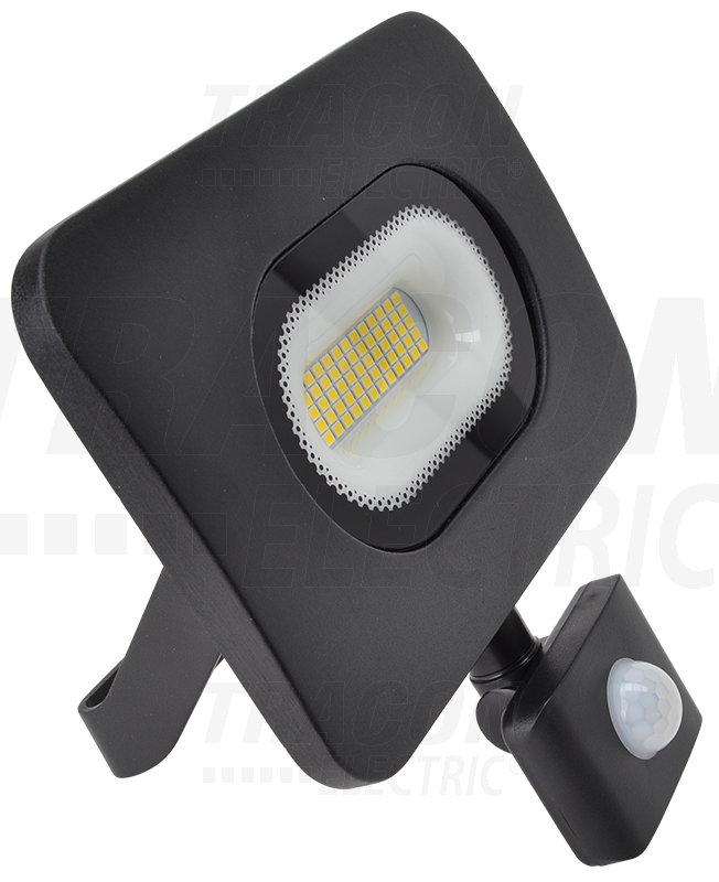 Projecteur Led Smd Noir Avec D Tecteur De Mouvement W