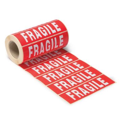 500 étiquettes d expédition Fragiles lot de 2 rouleaux