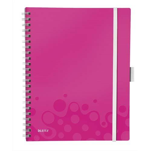 Leitz cahier be mobile spirales a4 160 pages détachables 80g a4 5x5