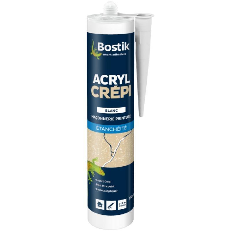 Mastic Acrylique Acryl Cr Pi Aspect Granuleux Pour Joints De Fissure