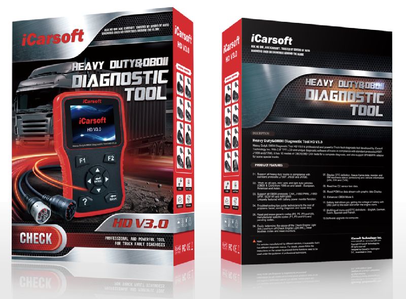 Valise Diagnostic Automobile Icarsoft Hd V Poids Lourds