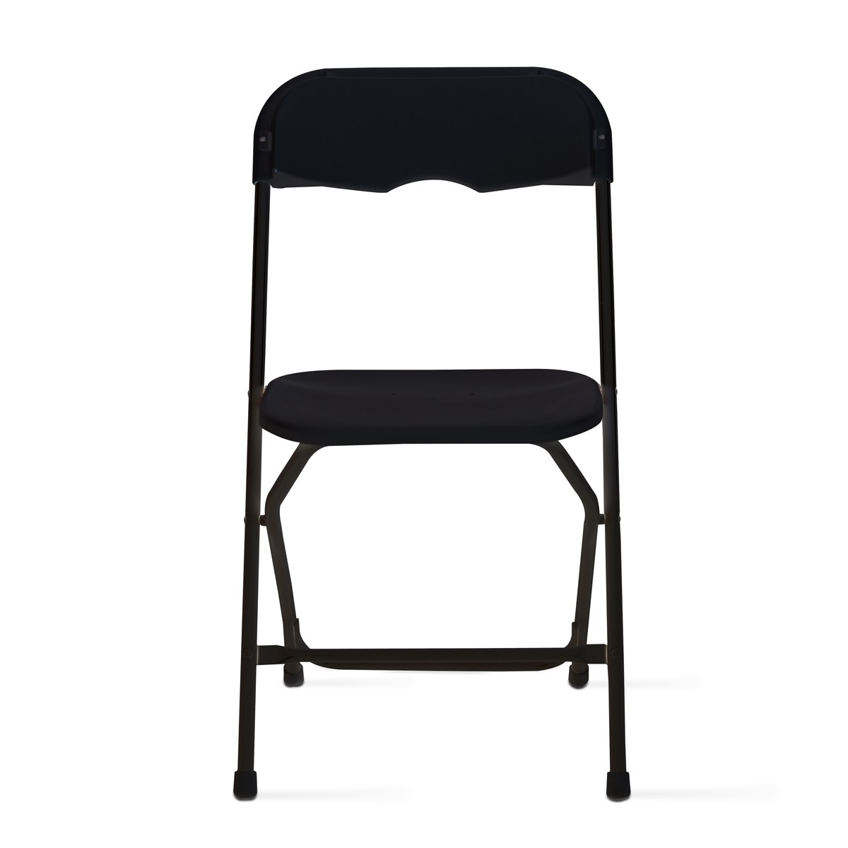 Lot de 4 chaises pliantes noires de réception devis sous 24h