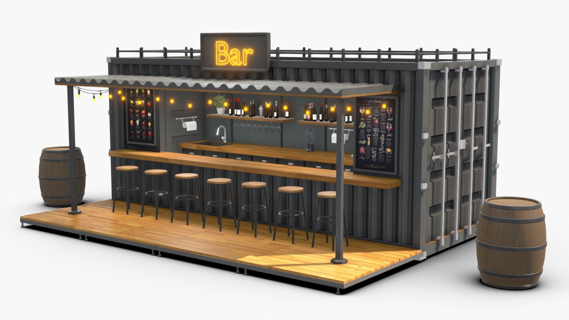 Container bar