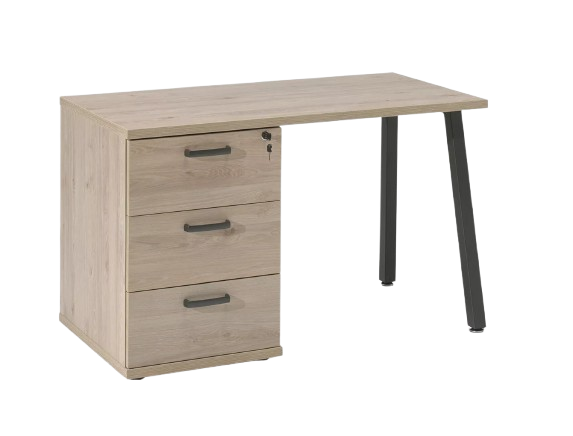 Bureau droit en bois