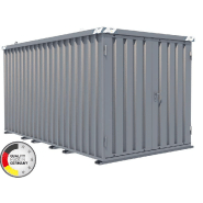 Container de stockage galvanisé