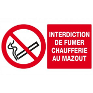 Panneau interdiction de fumer