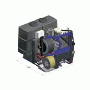 Profijet - Hydrocureuse sur cadre avec moteur diesel et enrouleur pivotant title=