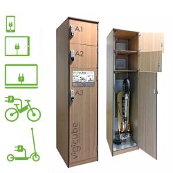 Armoire de recharge pour vélo électrique