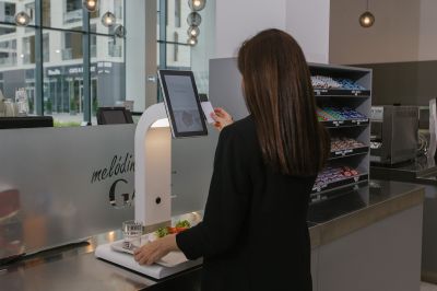 interface de scan plateau pour restaurant