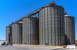 silo tour à fond plat