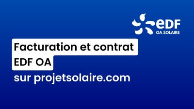 Facturation et contrat EDF OA