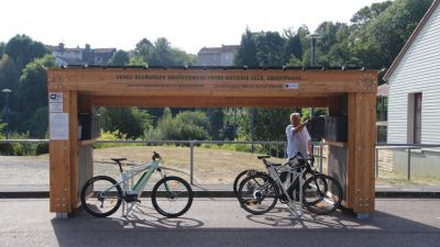 bornes de recharge de vélos électriques 