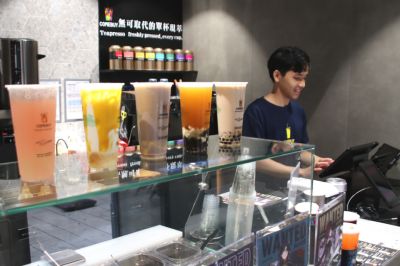 salon à bubble tea 