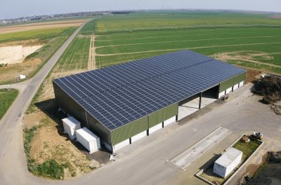 Bâtiment photovoltaïque agricole de Groupe Roy Éne