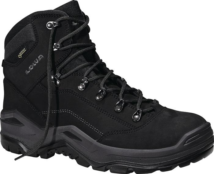 Botte de sécurité Renegade Work GTX black Mid taille 42 noir/noir S3 CI/HI/HRO/SRC EN ISO 20345 cuir nubuck/matériau textile LOWA_0