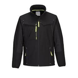 Portwest - Veste Softshell Eco hybrid 2 couches WX3 Noir / Jaune Taille S - S noir 5036108354924_0