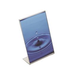 Edimeta Porte-visuel incliné portrait 105 x 100 mm - transparent plastique 401700_0