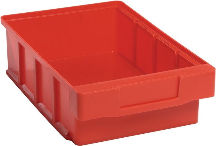 Boîte pour étagère VKB L300xl186xH83 mm rouge polypropylène LA-KA-PE_0