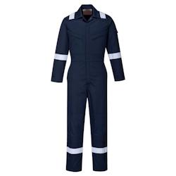 Portwest - Combinaison de travail pour femmes résistant à la flamme BIZFLAME PLUS Bleu Marine Taille XS - XS bleu 5036108285341_0