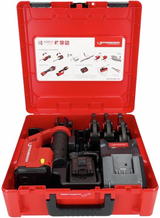 Sertisseuse 18v romax compact iii set th16-20-26 + 1 batterie 2ah + chargeur eu - ROTHENBERGER - 1000004280 - 858938_0