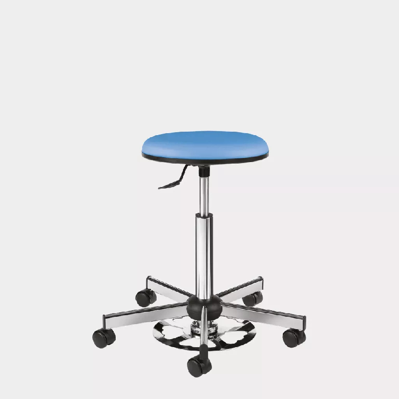 Tabouret commande pieds So Labo - Tissu Bondaï, B 7008, Avec_0