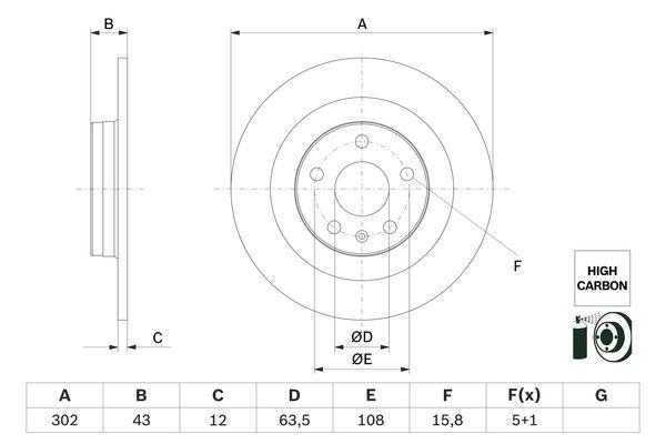 DISQUE DE FREIN BOSCH 0986479F31_0