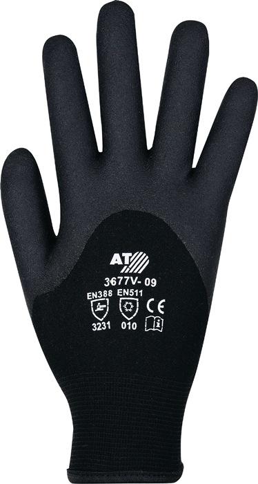 Gant de protection contre le froid taille 11 noir EN 388, EN 511 catégorie EPI II boucles Terry ASATEX_0