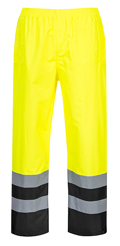 Pantalon hi-vis bicolore jaune noir s486, l_0