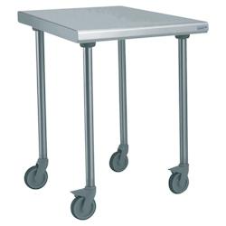 Tournus Equipement Table inox centrale sur roues longueur 700 mm Tournus - 414970 - plastique 414970_0