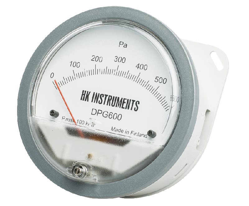 Manomètre différentiel avec échelle de débit d?Air des ventilateurs et des conduits d?Air - DPG60-F - 0-2 kPa, Pression différentielle_0