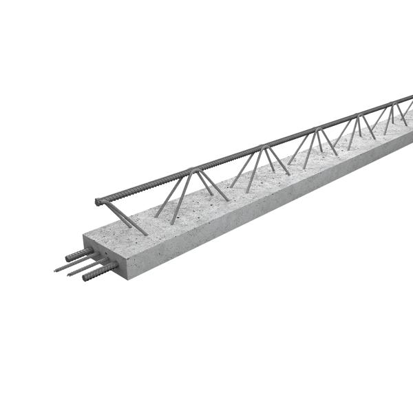 Poutrelle en béton 7 m à talon, précontraint avec raidisseurs treillis triangulaires exclusifs pour les planchers d'étage - RAID ST2H CE_0