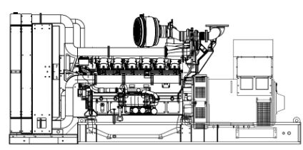 Groupe électrogène diesel 1500 kva