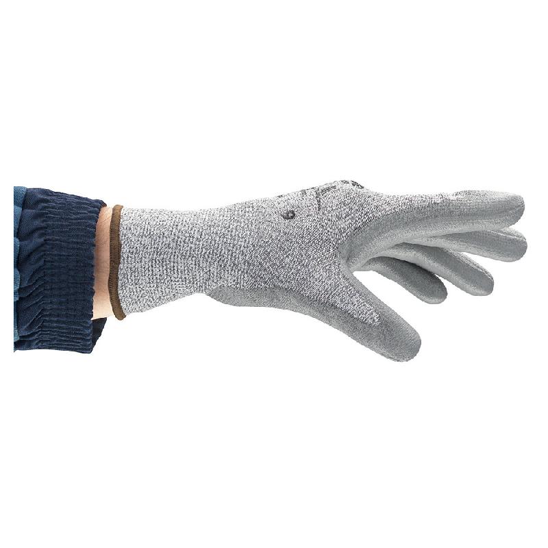 Ansell Gants de manutention anticoupures Polyuréthane Edge 48-711 - Gris - Taille 10_0