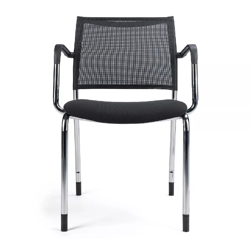 Fauteuil visiteur avec accoudoirs et empilable So Côme - Z10, Roulettes_0