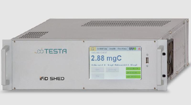 Analyseur de COV iFiD SHED - Détection à Ionisation de Flamme - Rackable 19