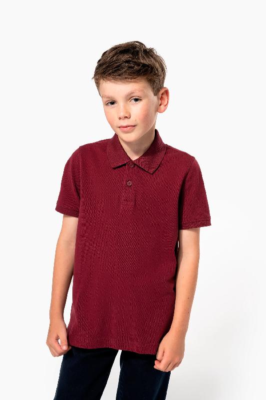 Polo manches courtes bio 180 enfant -  Réf: K2029_0