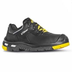 U-Power - Chaussures de sécurité basses ultra résistantes YARVIS - Environnements exigeants - S3 HRO SRC CI Noir / Jaune Taille 48 - 48 noir matiè_0