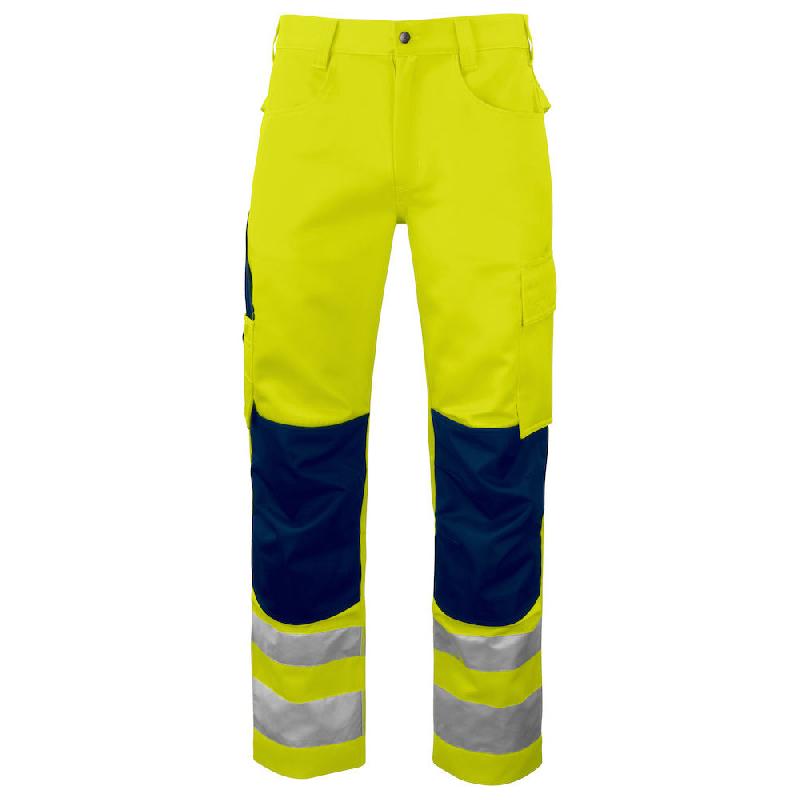 PROJOB Pantalon HV Jaune/Marine CL 2 T.44_0