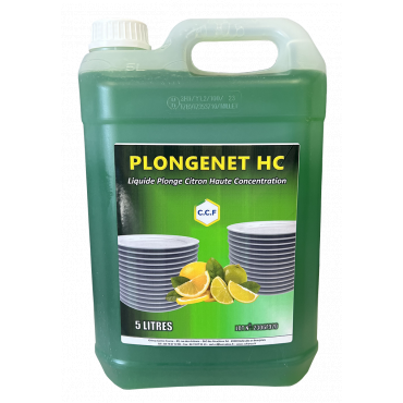 PLONGENET HC Liquide plonge citron haute concentration pour nettoyage vaisselle et ustensiles de cuisine - Détergent, Dégraissant, Concentré, Moussant_0