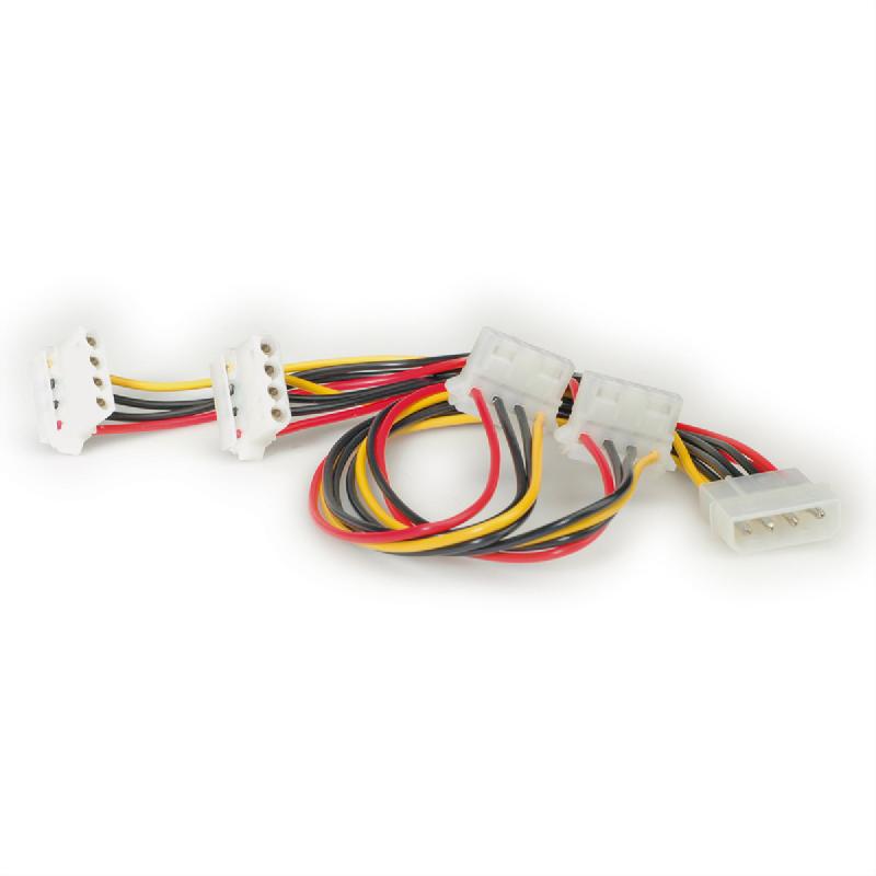 ROLINE Câble d'alimentation interne Y 4 x 4 pôles pour disques, 0,45 m_0