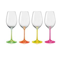 Aulica verres à vin neon 350ml-x4 - 3701503020201_0