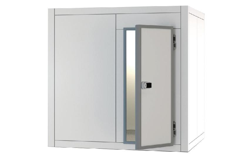 Chambre froide professionnelle épaisseur 100 mm avec sol de dimensions 2030x1630x2200 - B4C-163203AC_0