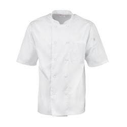 Veste de cuisine mixte blanche Chef Works Montreal Cool Vent L - L blanc A914-L_0