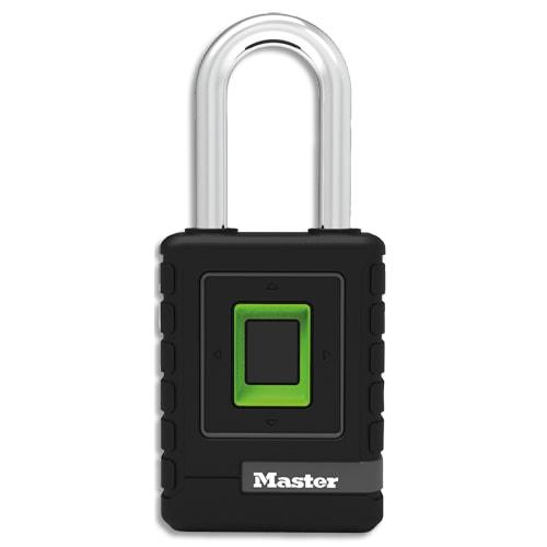 Master lock cadenas biométrique en métal de largeur 56 mm. Possible 10 empreintes_0