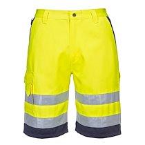 Portwest L043 Short en poly-coton léger haute visibilité Jaune/Marine - Taille M_0