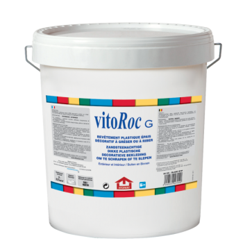 Revêtement plastique épais (RPE) - décoratif à gréser ou à riber - réf. Ag00897 - Vitoroc g - vitopaint_0