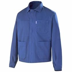 Cepovett - Veste de travail 100% coton ESSENTIELS Bleu Taille XL - XL bleu 3184378555359_0