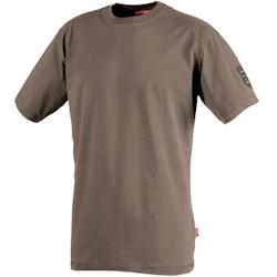 Lafont - Tee-shirt de travail manches courtes mixte TADI Marron Taille S - S 3609701328856_0