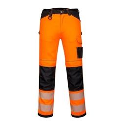 Portwest - Pantalon de travail pour femmes Stretch Holster haute visibilité PW3 Orange / Noir Taille 36 - 36 5036108340149_0