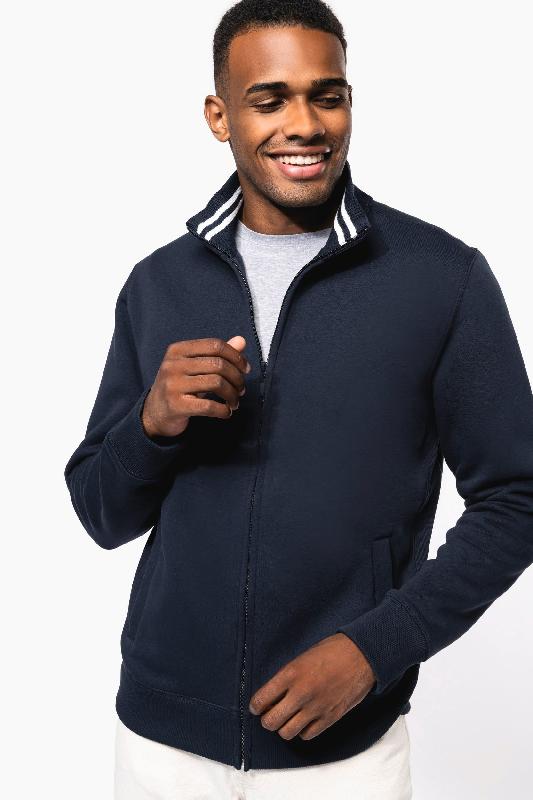 Veste molleton zippée homme -  Réf: K456_0